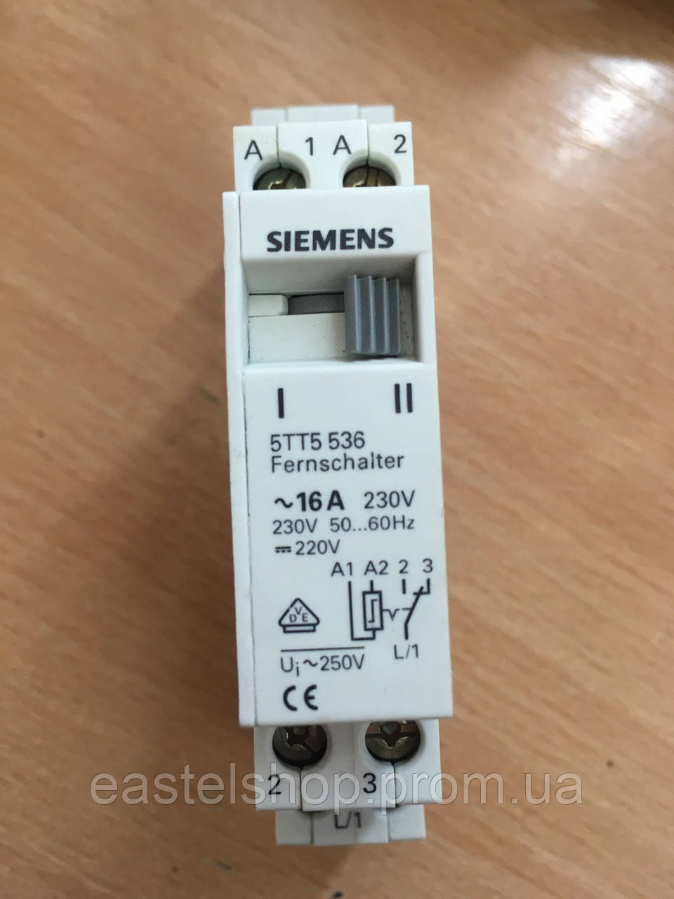 Контактор Siemens 5TT5536 ДИСТАНЦІОННИЙ ВИКЛЮЧувач N-ТИП АС DC 230 В 16 А 1NO 1p