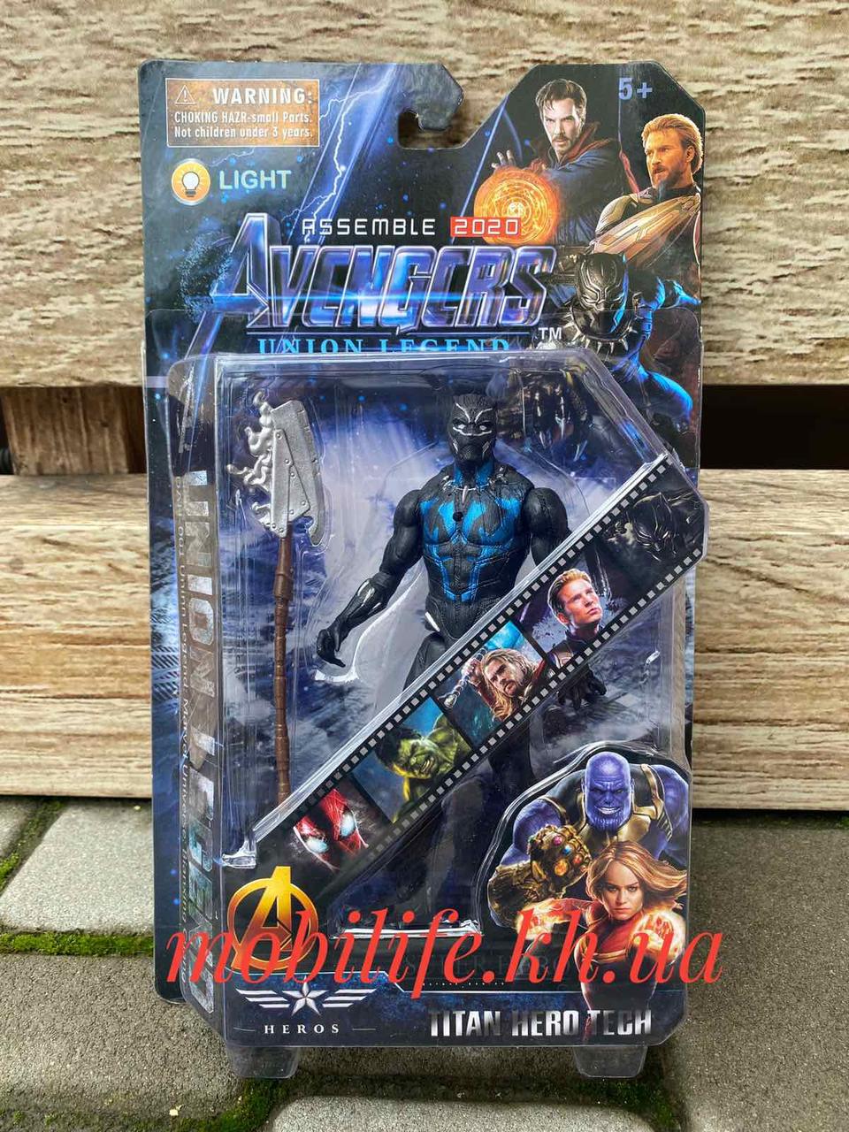 Фігурка Чорна Пантера ( Black Panthe r) Marvel 15см/Рухомий/Герої Марвел/