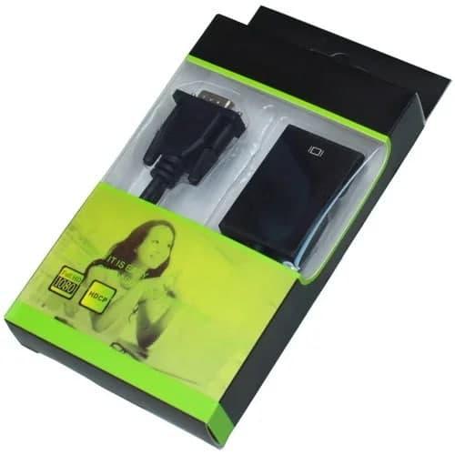 Конвертер VGA в HDMI+ аудіо (шт.VGA-гН.HDMI+ шт.3,5 стерео)