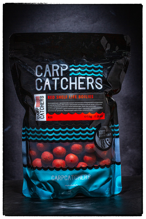 Бойлы тонущие Carp Catchers Impulse «RED» 20 mm 1 kg - фото 1 - id-p1397959075