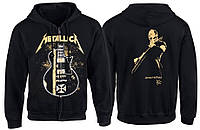 Толстовка на змейке METALLICA Hetfield Guitar