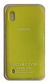 Чехол на Samsung A105 Galaxy A10 2019 (Yellow) Full Silicone Case