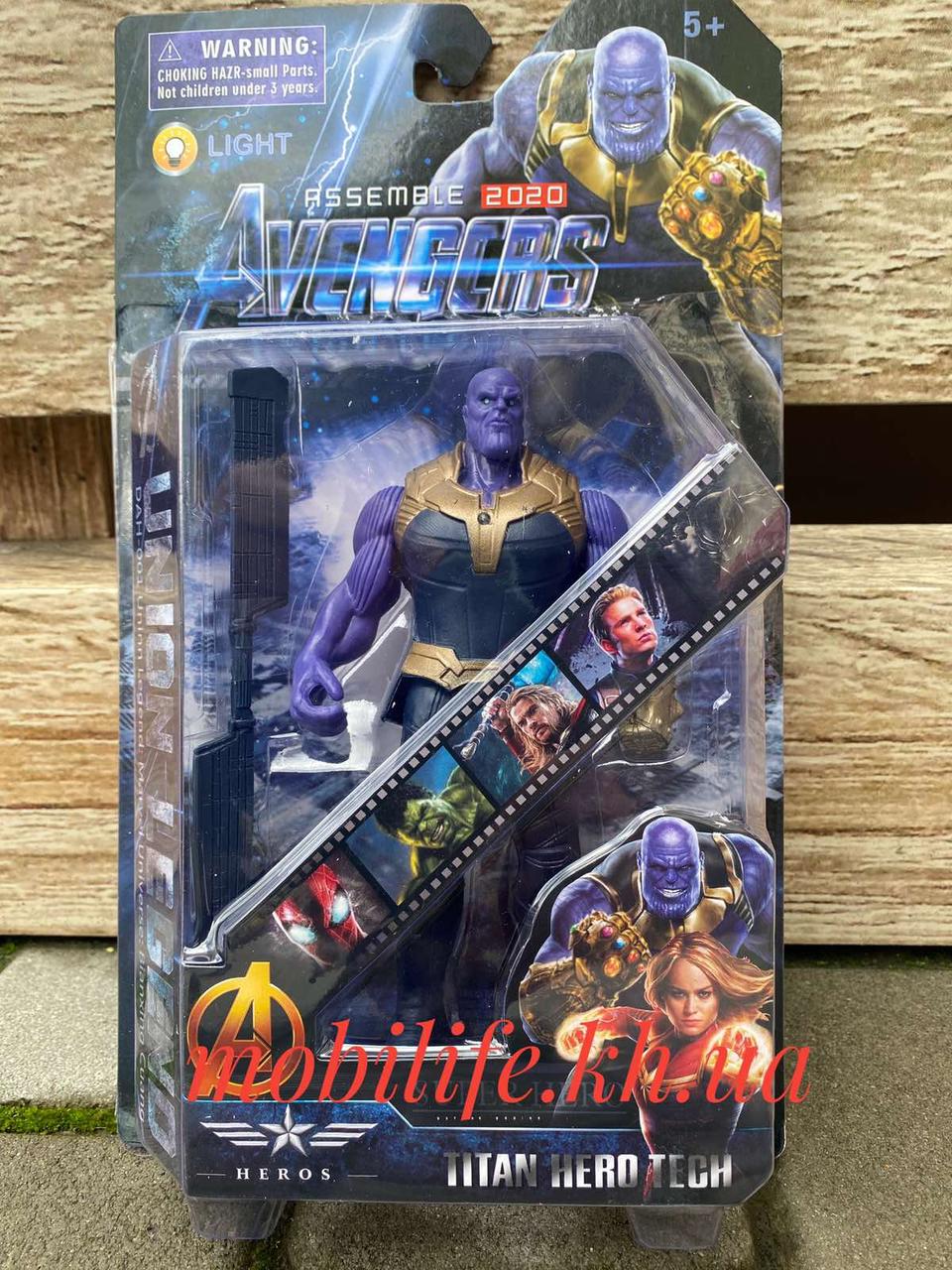 Фігурка Танос Thanos Marvel 15см/Рухомий/Герої Марвел/