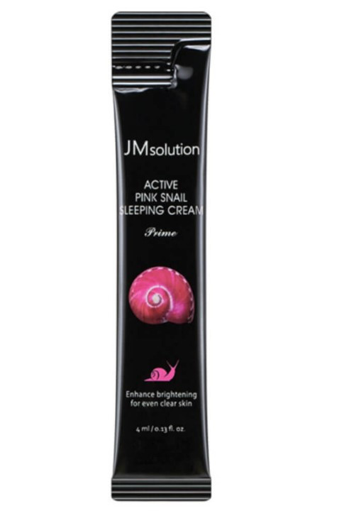 Оновлювальний нічний крем з равликом JM Solution Active Pink Snail Sleeping Cream Prime 4 мл