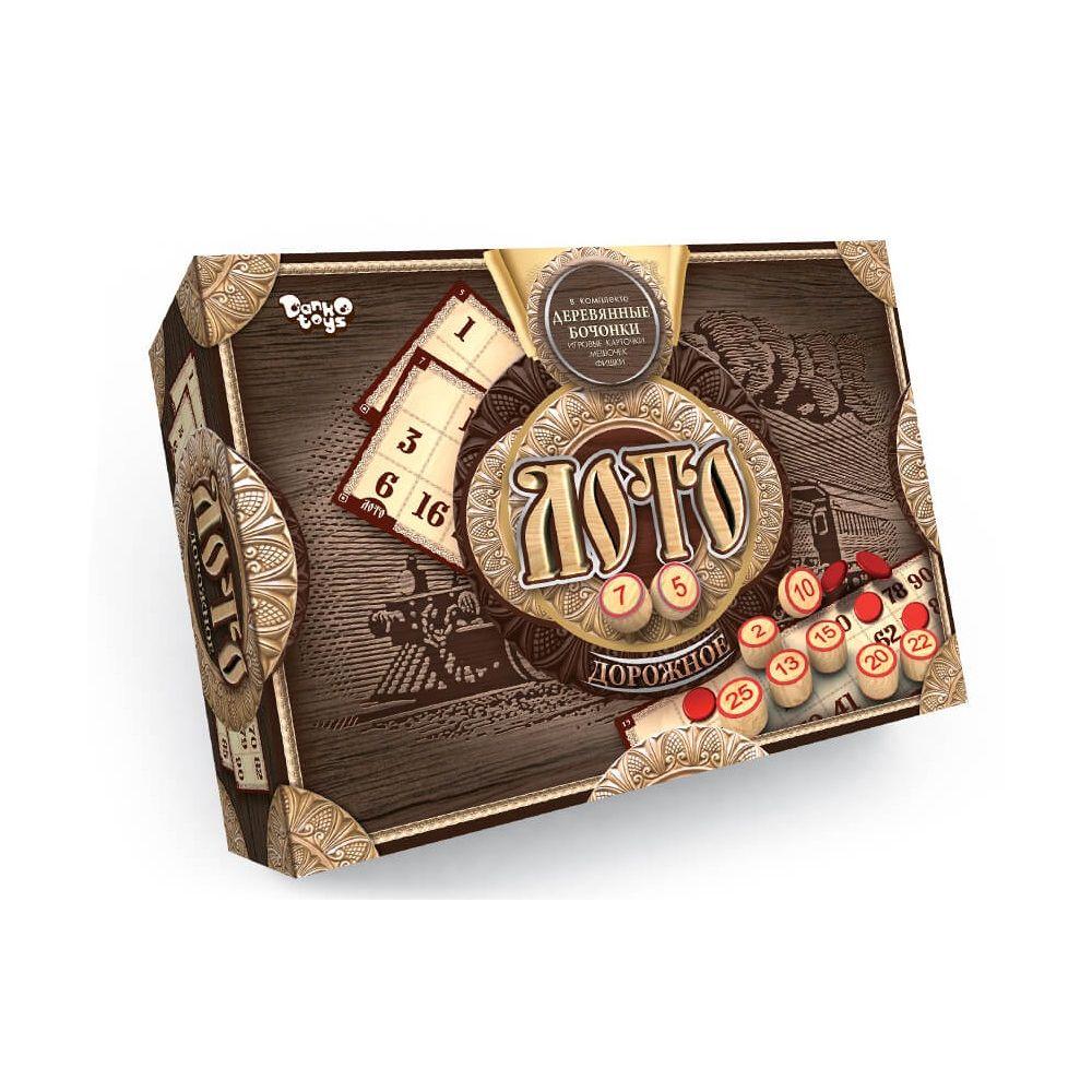 Лото Danko Toys Дорожнє дерев. діжки Рос, фото 1