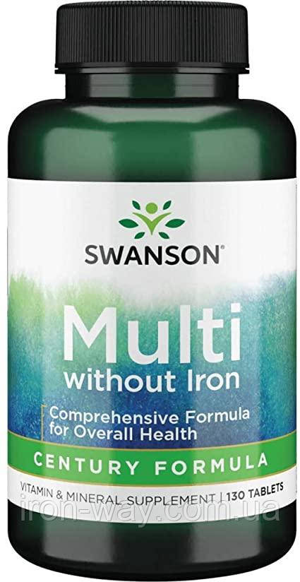 Swanson Multi with Iron Centrum Formula 130 tab