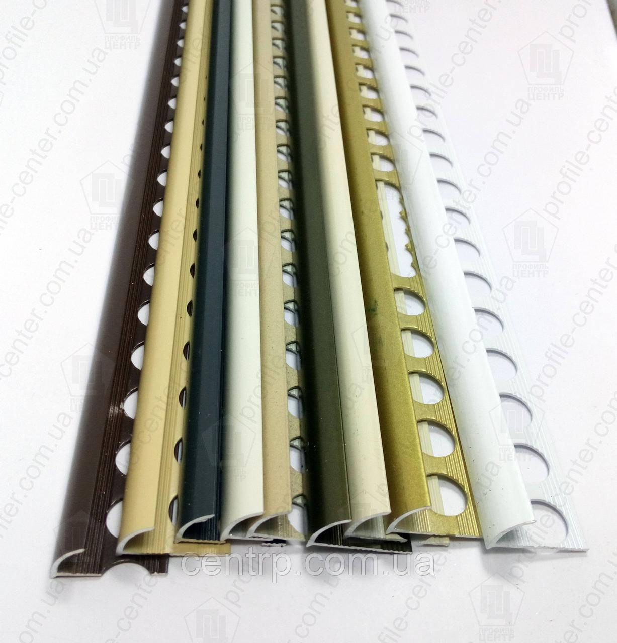 Наружный алюминиевый угол для плитки до 9 мм L-2,7м НАП 10 - фото 6 - id-p937343882