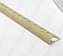 Зовнішній алюмінієвий кут для плитки до 9 мм L-2,7 м НАП 10 Пісок (краш), фото 6
