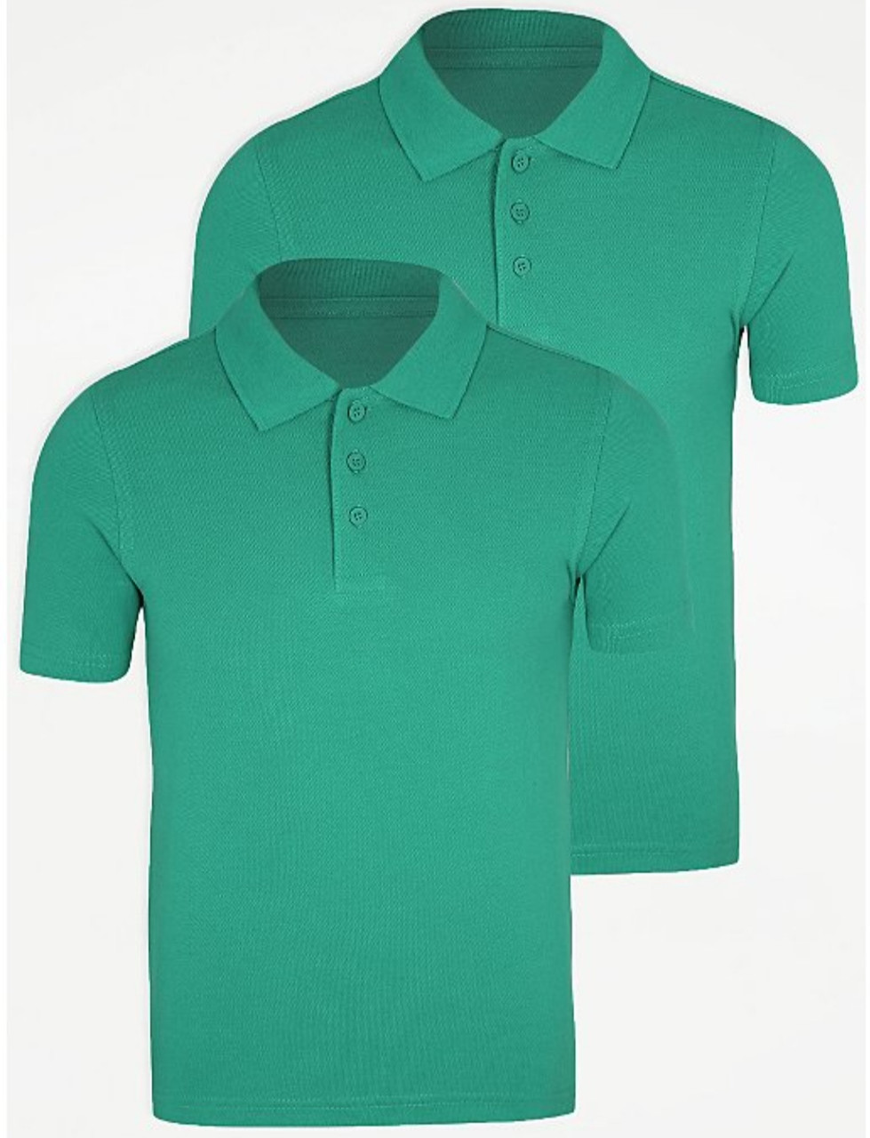 Футболка поло для хлопчика колір зелений нефрит George (Бангладеш) р.104/110см, фото 1
