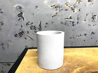 Бетонне геометричне кашпо 9*7,7 см Бетонний горщик для рослин/Кашпо для стабілізованого моху