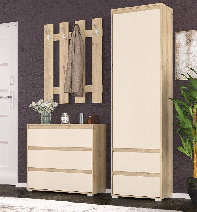 Передпокій ТОРІНО (комод + вішалка + пенал) Меблі-Сервіс, фото 1