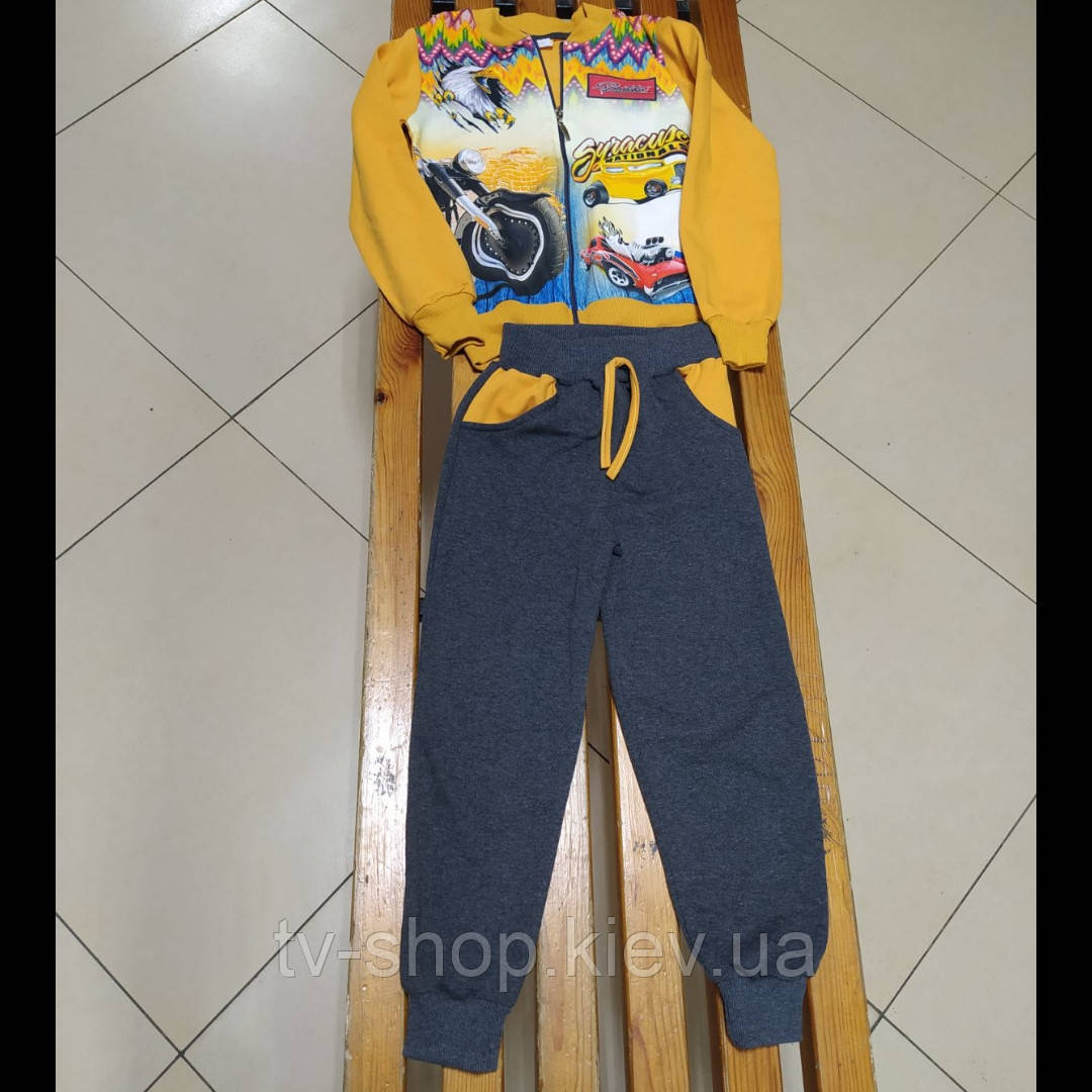 Костюм на флисе для мальчика Мотоцикл (7/8,9/10 лет) (ID#1398049567 ...