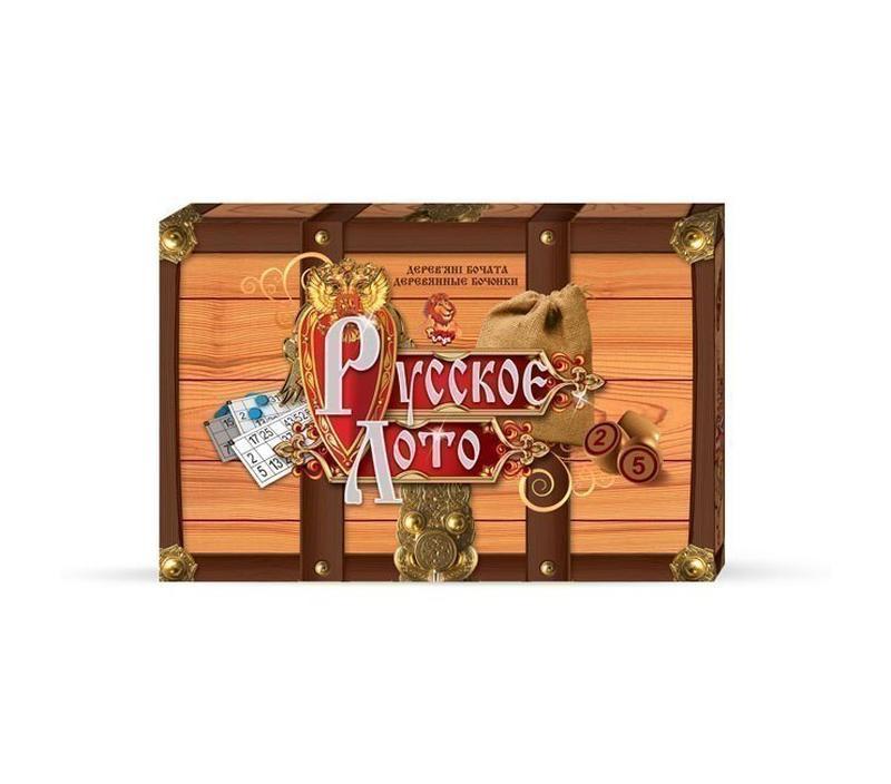 Настільна гра Danko Toys Лото в коробці дерев. діжечки Рос DT G39
