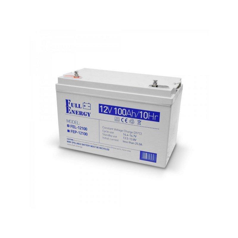 Акумулятор гелевий 12В 100 Аг для ДБЖ Full Energy FEL-12100