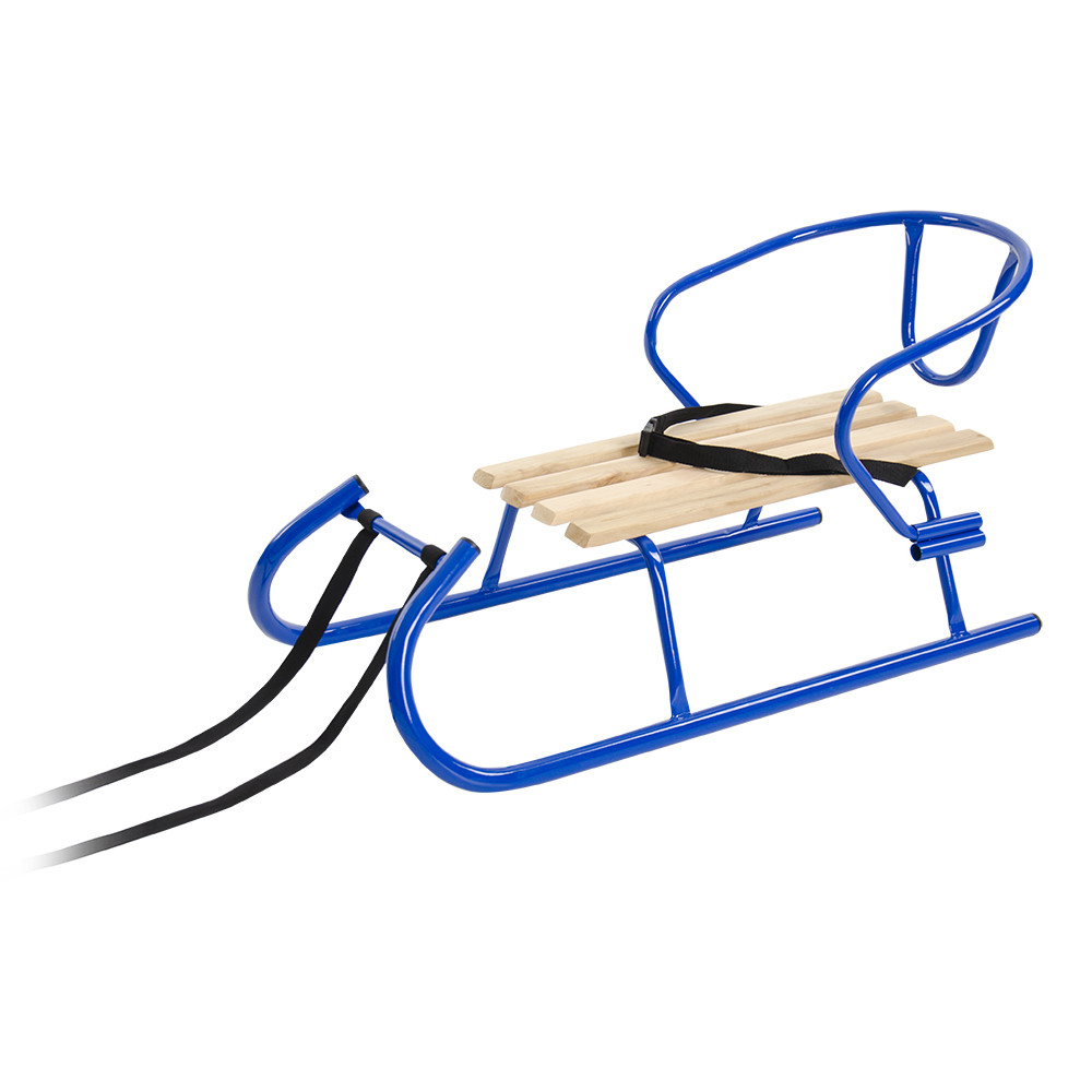 Санки "Овен" Синій + спинка, фото 1