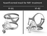 Маска для апарату CPAP Full Face Mask Yuwell YF-01, фото 5