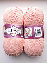 Пряжа для в'язання Alize Cotton Gold Алізе Коттон Голд 393 рожевий, 1 моток 100г