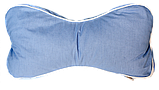 Ортопедична подушка для шиї з гречаного лушпиння "Кісточка" 32х12 см Olvi, фото 5