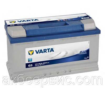 Акумулятор автомобільний Varta 6СТ-95 BLUE dynamic (G3), фото 1