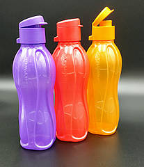 Tupperware еко-пляшка з клапаном 500 мл набір 3 штуки