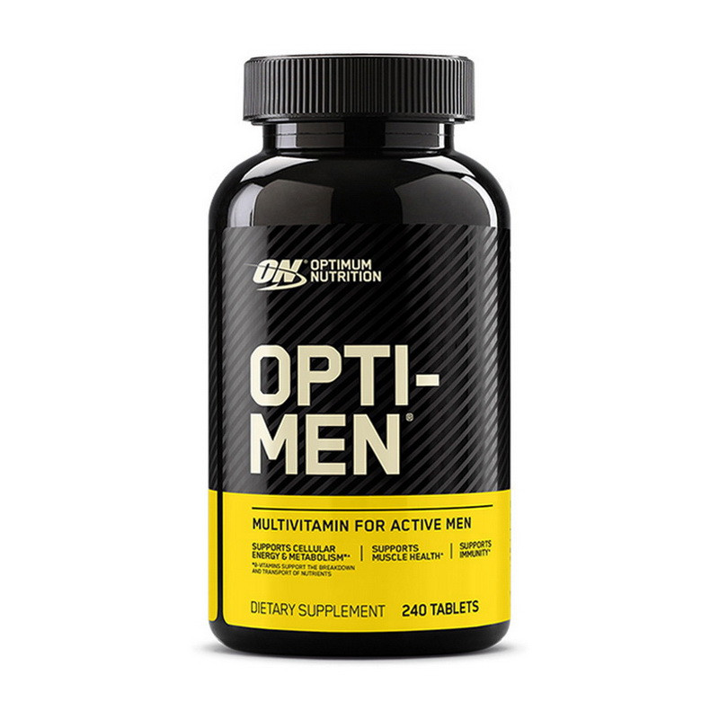 Комплекс вітамінів і мінералів для чоловіків Optimum Nutrition Opti-Men 240 tabs США опти-мен