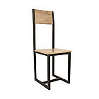 Табурет Loft "Шмидт" Дуб Античный, ДСП/метал, вис. 1 м. Меблі для кухні , кафе бару від виробника, фото 2