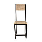 Табурет Loft "Шмидт" Дуб Античный, ДСП/метал, вис. 1 м. Меблі для кухні , кафе бару від виробника, фото 3