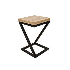 Табурет Loft «Воллемія» Дуб Античний, ДСП / метал, вис. 490 мм Меблі для кухні від виробника, кухні