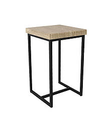 Табурет в лофт стилі "Тікко" Дуб Античний, ДСП / метал, вис. 490 мм Меблі для кухні від виробника, кухні