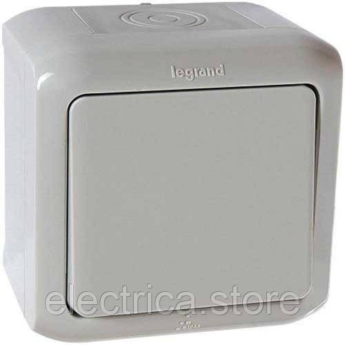 Forix Вимикач 1-клавішний IP44 10A, сірий 782380, фото 1