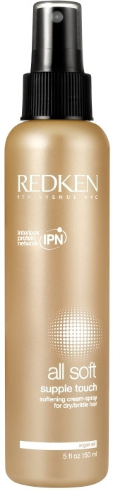 Незмивний крем-спрей для сухих і ламких волосся Redken All Soft Supple Touch Cream-Spray, 150 мл