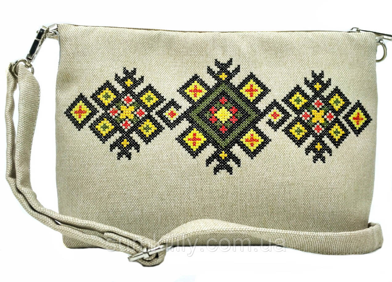 Текстильна сумка з вишивкою Нікополь 4
