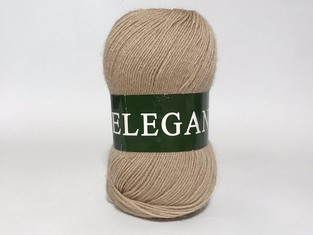 Пряжа напіввовняна Vita Elegant, Color No.2061 світло-бежевий