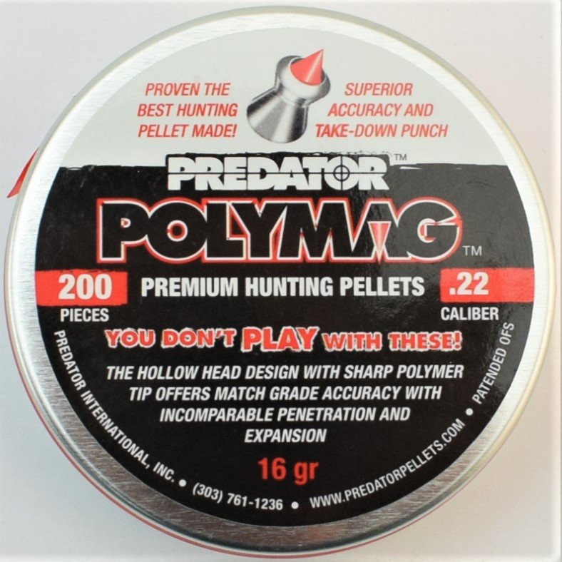 Кулі JSB Diabolo Predator Polymag 5.5мм, 1.03г (200шт)