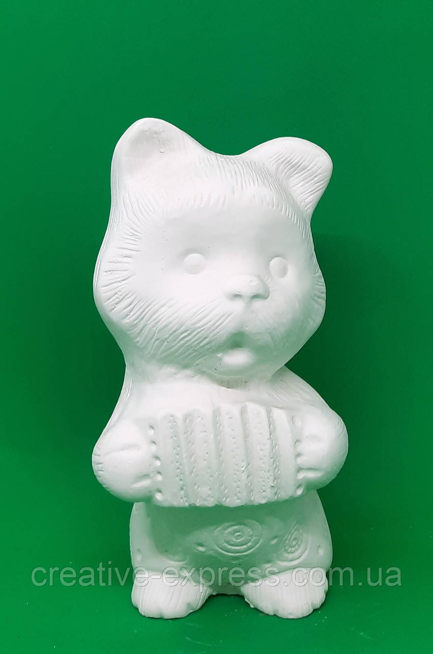 Гіпс.фігурка A-010 Песик з баяном