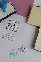 Штамп для друку та брендування будь-якої форми з вашим логотипом на замовлення 45х90 мм з пластику