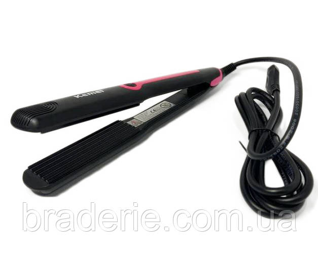 Купить Гофре утюжок для волос Kemei KM-2119 с турмалиновым покрытием ...