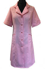 Халат медичний розовий