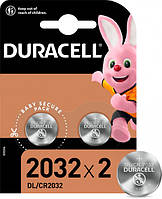 Батарейка літієва DURACELL Lithium CR2032 3V 2 шт BLISTER CARD