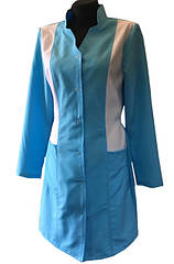 Халат медичний голубий