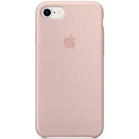 Чехол Silicone Case для iPhone 7 / 8 Pink Sand (силиконовый чехол пудровый силикон кейс на айфон 7/8)