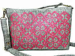 Текстильна сумочка з вишивкою Флорентійка