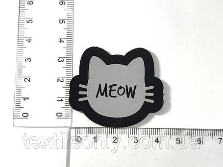 Нашивка Hello Kitty Meow 44х40 мм, фото 2