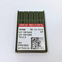 Иглы GROZ-BECKERT UY 128 GAS SES №70 (уп.10шт.)