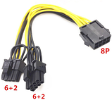Кабель живлення відеокарт 8pin to 2(6+2) Подовжувач 8пін на 2*(6+2), фото 3