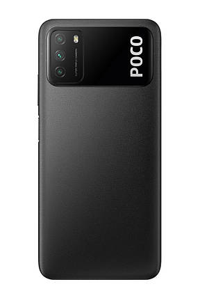 Задня кришка для Xiaomi Poco M3 Black (AAA), фото 1