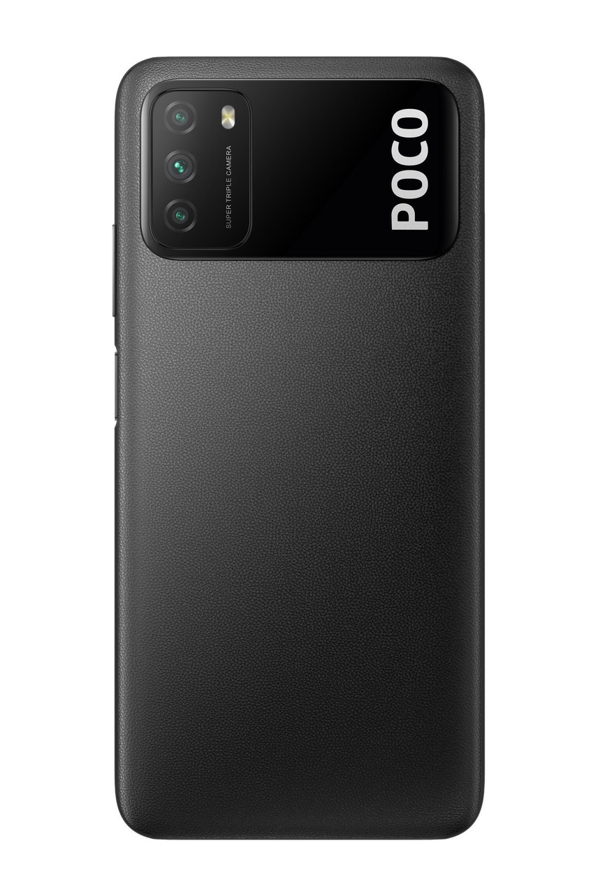 Задня кришка для Xiaomi Poco M3 Black (AAA)