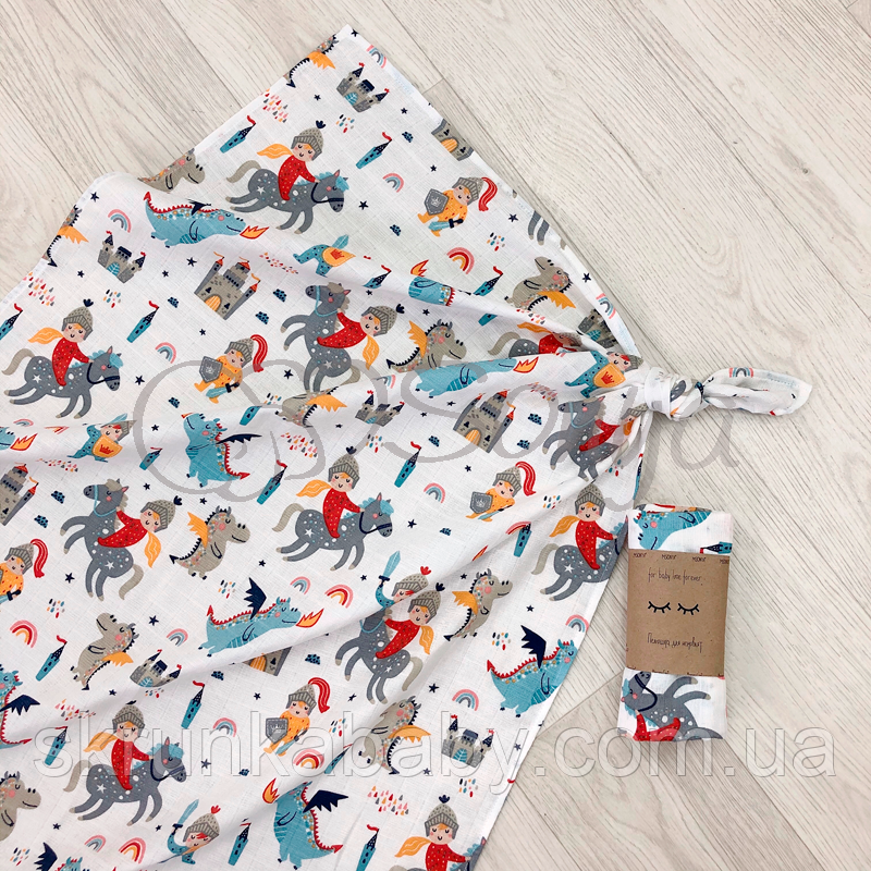 Пелюшка муслін (Лицарі), фото 1