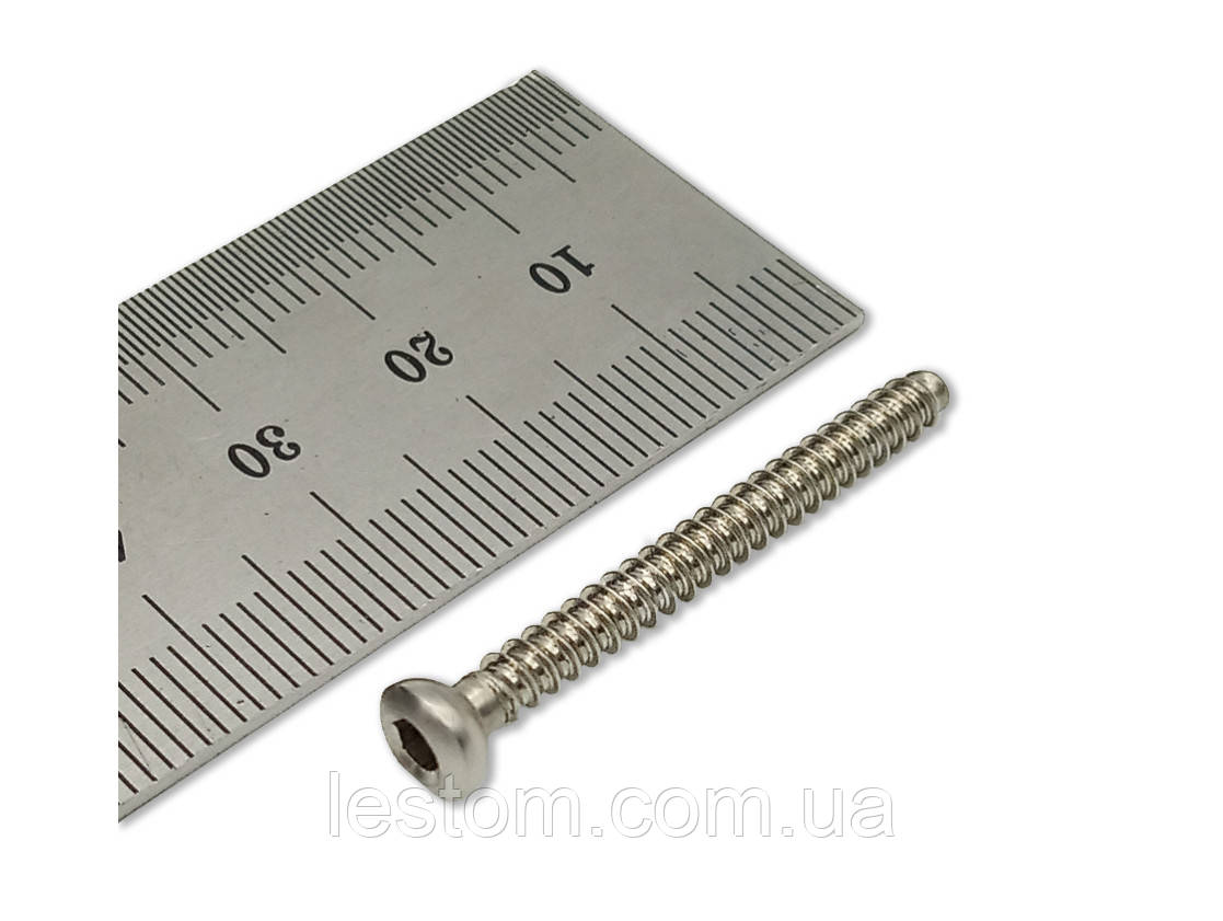 Гвинт кортикальний D = 3,5 мм, 36 мм SS