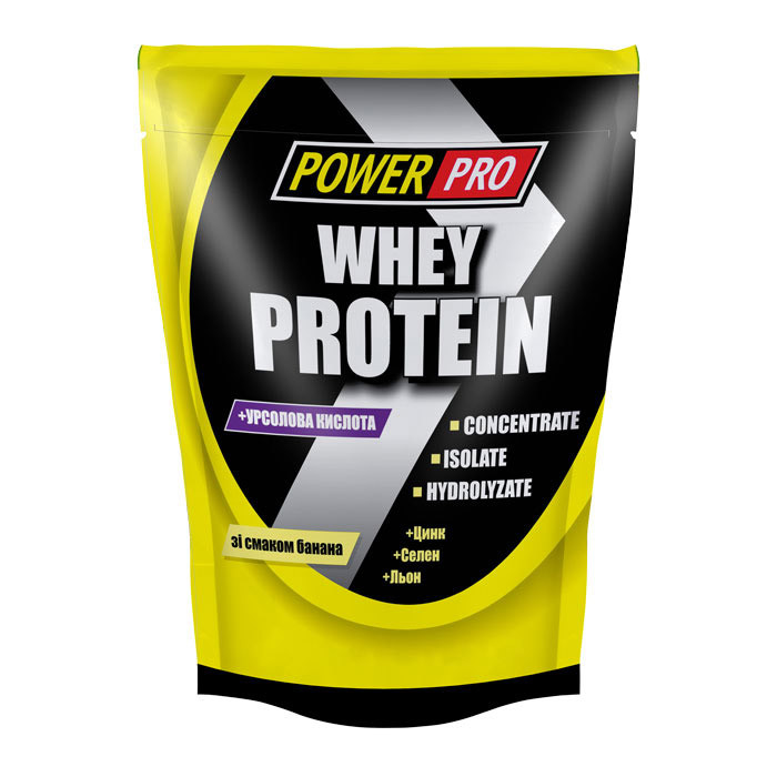 Протеин сывороточный концентрат Power Pro Whey Protein 1 kg + урсоловая кислота - фото 1 - id-p86658955